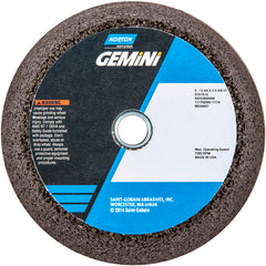 ‎5″ / 3-3/4″ × 2″ × 5/8″-11-Gemini Snagging Wheel Type 11-Flaring Cup 16 Grit Aluminum Oxide - Apex Tool & Supply