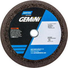 ‎6″ / 4-3/4″ × 2″ × 5/8″-11-Gemini Snagging Wheel Type 11-Flaring Cup 16 Grit Aluminum Oxide - Apex Tool & Supply