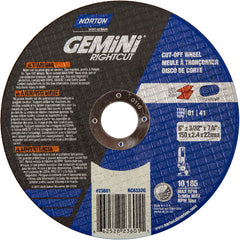 6″ × 0.090″ × 7/8″ Gemini Right Angle Cut-Off Wheel Type 01 Straight 46 Grit - Apex Tool & Supply