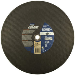 16″ × 1/8″ × 1″ Metal High Speed Cut-Off Wheel Type 01 Straight 24 Grit Aluminum Oxide - Apex Tool & Supply