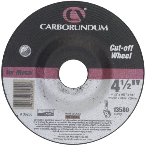 ‎9″ × 1/4″ × 5/8″-11 T270 Carbo White A24 Grit Depressed Center Wheel - Apex Tool & Supply