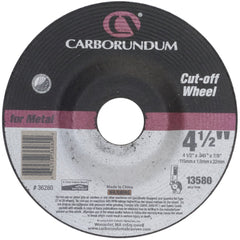 ‎9″ × 1/4″ × 5/8″-11 T270 Carbo White A24 Grit Depressed Center Wheel - Apex Tool & Supply