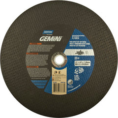 12″ × 1/8″ × 1″ Metal High Speed Cut-Off Wheel Type 01 Straight Aluminum Oxide - Apex Tool & Supply