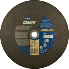 12″ × 1/8″ × 1″ Ductile High Speed Cut-Off Wheel Type 01 Straight 24 Grit Silicon Carbide - Apex Tool & Supply