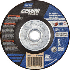 ‎4-1/2″ × 0.045″ × 5/8″-11 Gemini Non-Woven Depressed Center Wheel Type 27 24 Grit - Apex Tool & Supply