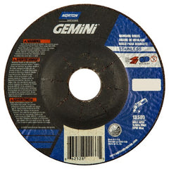 ‎4-1/2″ × 1/4″ × 7/8″ Gemini Non-Woven Depressed Center Wheel Type 27 30 Grit - Apex Tool & Supply