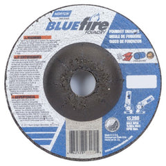 4″ × 1/4″ × 5/8″ BlueFire Non-Woven Depressed Center Wheel Type 27 Zirconia Alumina / Aluminum Oxide - Apex Tool & Supply