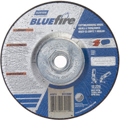 ‎5 × 1/8 × 5/8 - 11″ BlueFire Grinding Wheel ZA 30 U Type 27 - Apex Tool & Supply