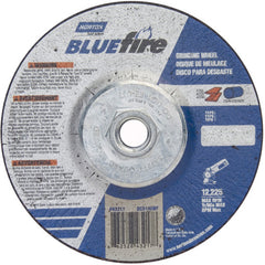 ‎5 × 1/4 × 5/8 - 11″ BlueFire Grinding Wheel ZA 24 S Type 27 - Apex Tool & Supply