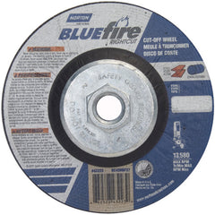 ‎4-1/2 × 1/16 × 5/8 - 11″ BlueFire RightCut Cutting Wheel A 36 R Type 27/42 - Apex Tool & Supply