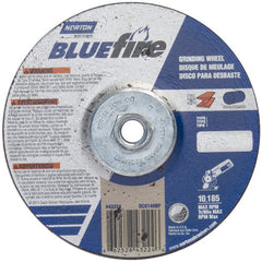 ‎6 × 1/4 × 5/8 - 11″ BlueFire Grinding Wheel ZA 24 S Type 27 - Apex Tool & Supply