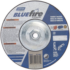 7″ × 1/4″ × 5/8″ BlueFire Non-Woven Depressed Center Wheel Type 27 Zirconia Alumina / Aluminum Oxide - Apex Tool & Supply