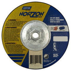 ‎7″ × 1/8″ × 5/8″-11 NorZon Plus Non-Woven Depressed Center Wheel Type 27 - Apex Tool & Supply