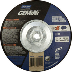 7″ × 1/4″ × 5/8″ Gemini Non-Woven Depressed Center Wheel Type 28 Saucer - Apex Tool & Supply