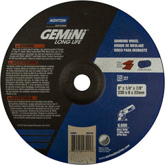 9″ × 1/4″ × 7/8″ Gemini Non-Woven Depressed Center Wheel Type 27 20 Case - Apex Tool & Supply
