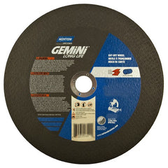10″ × 7/64″ × 1″ Gemini Chopsaw Type 01 Straight Cut-Off Wheel Aluminum Oxide - Apex Tool & Supply