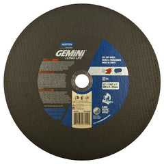 12″ × 7/64″ × 1″ Gemini Chopsaw Type 01 Straight Cut-Off Wheel Aluminum Oxide - Apex Tool & Supply