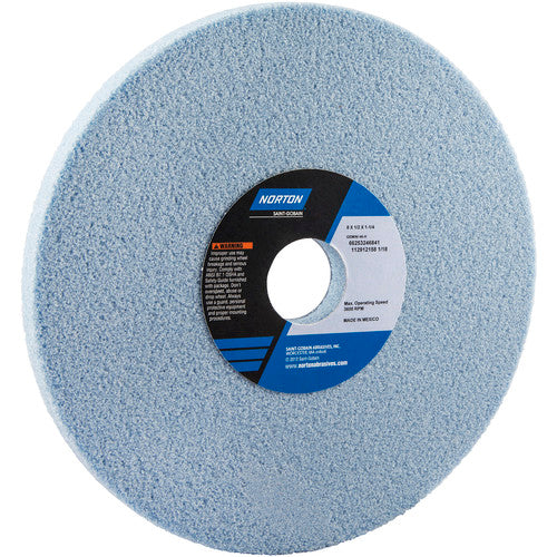 ‎8″ × 1/2″ × 1-1/4″ Gemini Toolroom Wheel Type 01 Straight 46 Grit Aluminum Oxide - Apex Tool & Supply