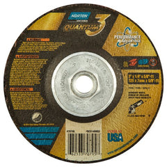 ‎5″ × 1/4″ × 5/8″-11 - T27 - Quantum 3 Depressed Center Wheel - Apex Tool & Supply