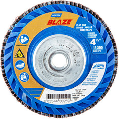 ‎4-1/2″ × 1/4″ × 5/8″ SG Blaze R980P Flap Disc Type 27 Flat 80 Grit - Apex Tool & Supply