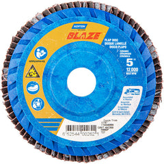 5 × 7/8″ Blaze Plastic Flat Flap Disc Type 27 40 Grit R980P Premium Ceramic Alumina - Apex Tool & Supply