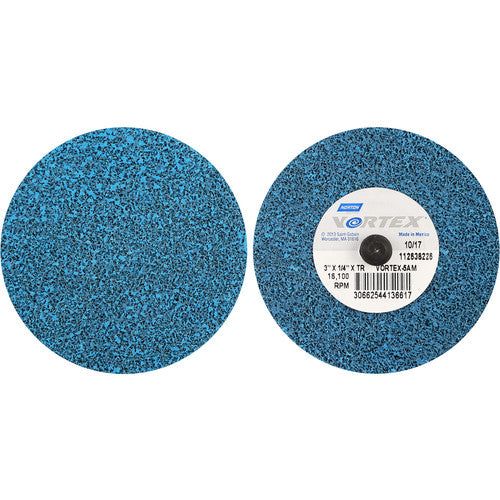 3″ × 1/4″ Vortex Unified Wheel 5AM Type TR/lll Aluminum Oxide - Apex Tool & Supply