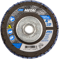 ‎4-1/2 × 5/8 - 11″ Metal Fiberglass Conical Flap Disc Type 29 P60 Grit R828 Zirconia Alumina - Apex Tool & Supply