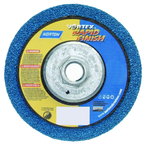 4-1/2 x 5/8-11" - Medium Grit - Aluminum Oxide - Bear-Tex Unified Non-Woven Wheel - Apex Tool & Supply