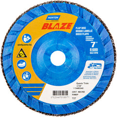 7″ × 1/4″ × 7/8″ SG Blaze R980P Flap Disc Type 27 Flat 80 Grit - Apex Tool & Supply
