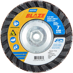 7″ × 1/4″ × 5/8″ SG Blaze R980P Flap Disc Type 27 Flat 80 Grit - Apex Tool & Supply