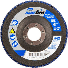‎4-1/2 × 7/8″ BlueFire Fiberglass Conical Flap Disc Type 29 P40 Grit R884P Zirconia Alumina - Apex Tool & Supply