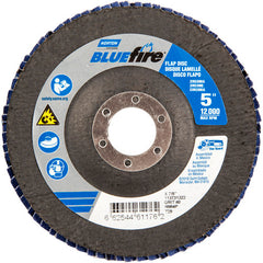 5 × 7/8″ BlueFire Fiberglass Conical Flap Disc Type 29 P40 Grit R884P Zirconia Alumina - Apex Tool & Supply