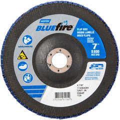 7″ × 1/4″ × 7/8″ NorZon BlueFire R884 Flap Disc Type 29 Conical 36 Grit - Apex Tool & Supply
