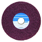 8 x 2 x 3" - Medium Grit - 5AM - Aluminum Oxide - Bear-Tex Convolute Non-Woven Wheel - Apex Tool & Supply