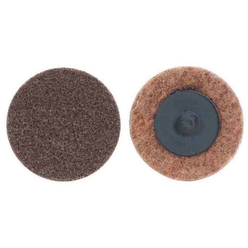 4″ STE VS Non Woven Quick Change Disc Type TR/III 80 Grit Coarse Aluminum Oxide - Apex Tool & Supply