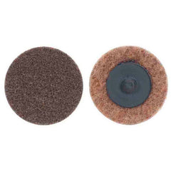 4″ STE VS Non Woven Quick Change Disc Type TR/III 80 Grit Coarse Aluminum Oxide - Apex Tool & Supply