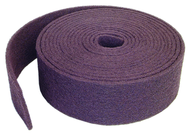 4'' x 30 ft. - Maroon - Aluminum Oxide Fine Grit - Bear-Tex Clean & Blend Roll - Apex Tool & Supply