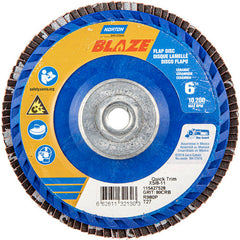 ‎6″ × 5/8″-11 80 Grit Type 27 Blaze Flap Disc - Apex Tool & Supply