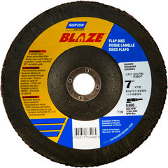 7″ × 1/4″ × 7/8″ SG Blaze R980P Flap Disc Type 29 Conical 80 Grit - Apex Tool & Supply