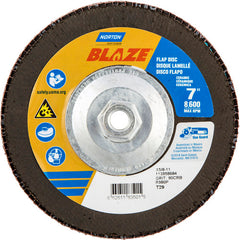 7″ × 1/4″ × 5/8″ SG Blaze R980P Flap Disc Type 29 Conical 80 Grit - Apex Tool & Supply