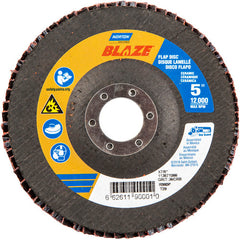 5 × 7/8″ Blaze Fiberglass Conical Flap Disc Type 29 36 Grit R980P Premium Ceramic Alumina - Apex Tool & Supply
