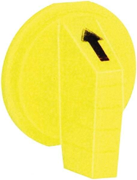 Schneider Electric - 30mm, Yellow, Selector Switch Operating Knob - For Use with Selector Switch - Apex Tool & Supply