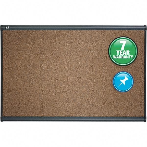 Quartet - 24" High x 36" Wide Cubicle Magnetic - Cork, Includes Mounting Kit - Apex Tool & Supply