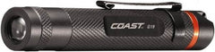 Coast Cutlery - White LED Bulb, 18 Lumens, Mini Flashlight - Black Aluminum Body, 1 AAA Alkaline Battery Included - Apex Tool & Supply