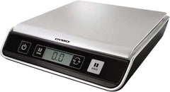 Dymo - 9.2" Base, 25 Lb Capacity, Digital Scale - 0.01 Lb, 0.2 oz & 5 g Graduation, USB Cable from Computer or (3) AAA Batteries - Apex Tool & Supply