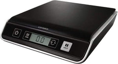 Dymo - 9.2" Base, 10 Lb Capacity, Digital Scale - 0.01 Lb, 0.2 oz & 5 g Graduation, USB Cable from Computer or (3) AAA Batteries - Apex Tool & Supply