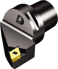 Sandvik Coromant - Right Hand Cut, Size C6, TR-DC1308 Insert Compatiblity, Internal Modular Turning & Profiling Cutting Unit Head - 45mm Ctr to Cutting Edge, 65mm Head Length, Through Coolant, Series CoroTurn TR - Apex Tool & Supply