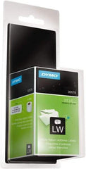Dymo - 3/4" Wide x 2" Long, White Return Address Label - For DYMO LabelWriter Printers - Apex Tool & Supply