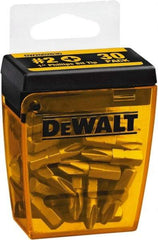 DeWALT - #2, Tip Phillips Screwdriver Bit - 1/4" Drive, 1" OAL - Apex Tool & Supply