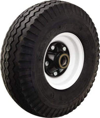 Hamilton - 18 Inch Diameter x 5-3/4 Inch Wide, Rubber Caster Wheel - 1,655 Lb. Capacity, 4-1/2 Inch Hub Length, 1-1/4 Inch Axle Diameter, Tapered Roller Bearing - Apex Tool & Supply